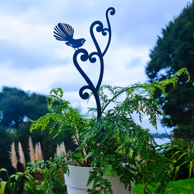 Fan Tail on a Fern Metal Wall Art In House Decor NZ