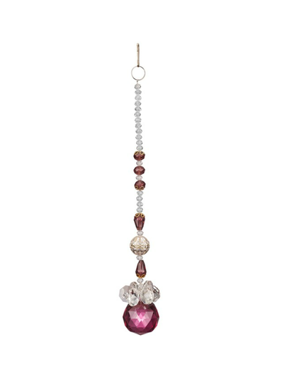 Crystal Suncatcher Blue Purple Ball
