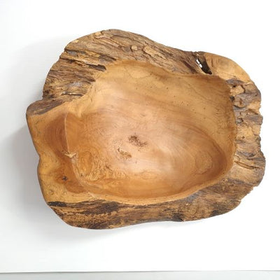 Arosi Teak Rustic Bowl 35cm