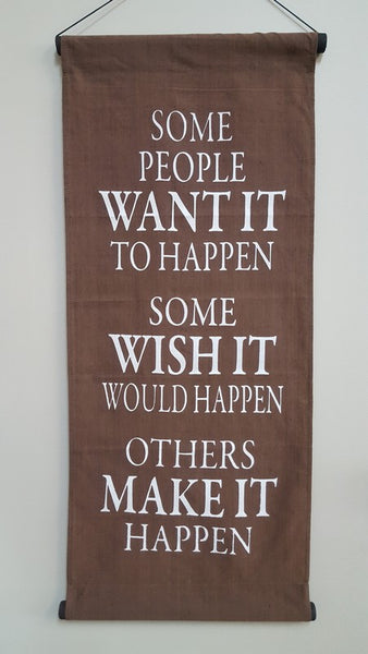 HANGING AFFIRMATION SOME PEOPLE MOCCA