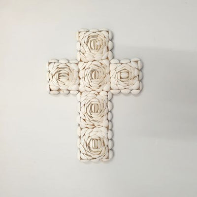 Cross Shell Wall Decor