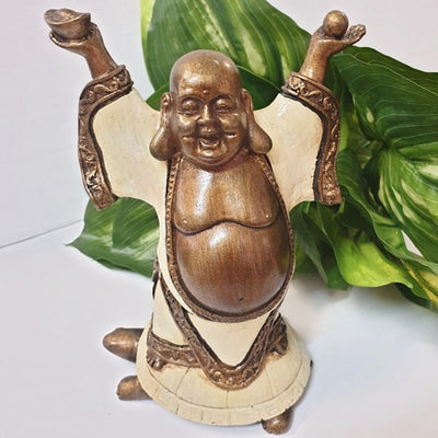 Happy Buddha On Turtle