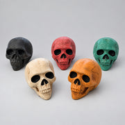 Poly Resin Mini Skulls Set of Seven 5x5x5cm
