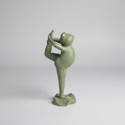 Poly Resin Yoga Frog 12x8x24cm