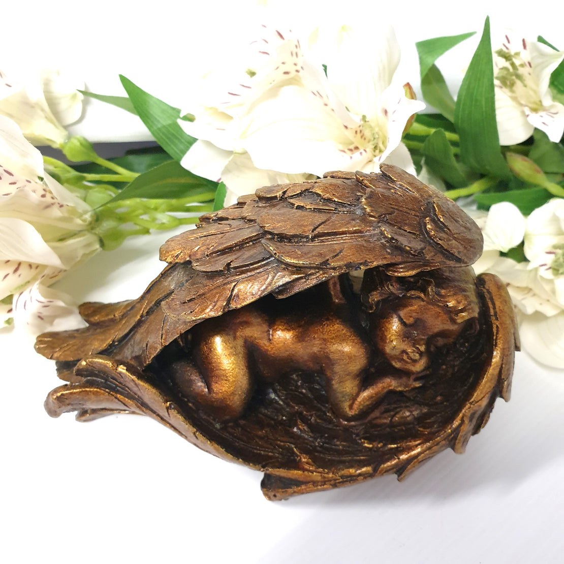 Sleeping Angel Antique Colour