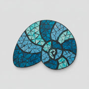 Sea Snail Mosaic Wall Art 35x2x25cm