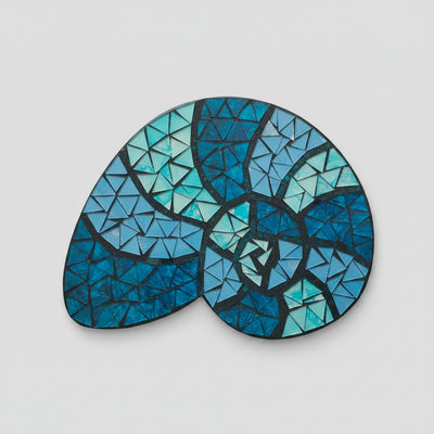 Sea Snail Mosaic Wall Art 35x2x25cm