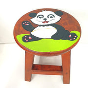 Kids Wooden Stool Baby Panda