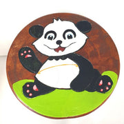Kids Wooden Stool Baby Panda