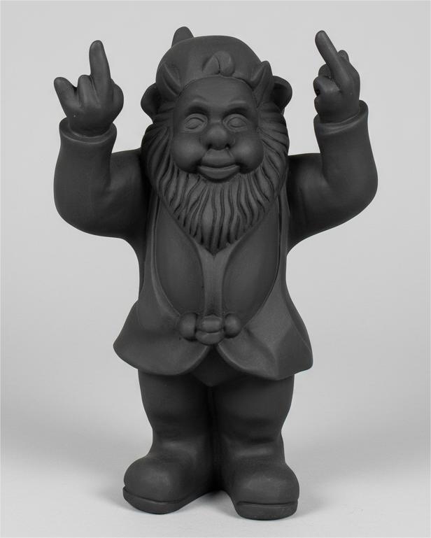 Happy garden Gnome 2 Fingers