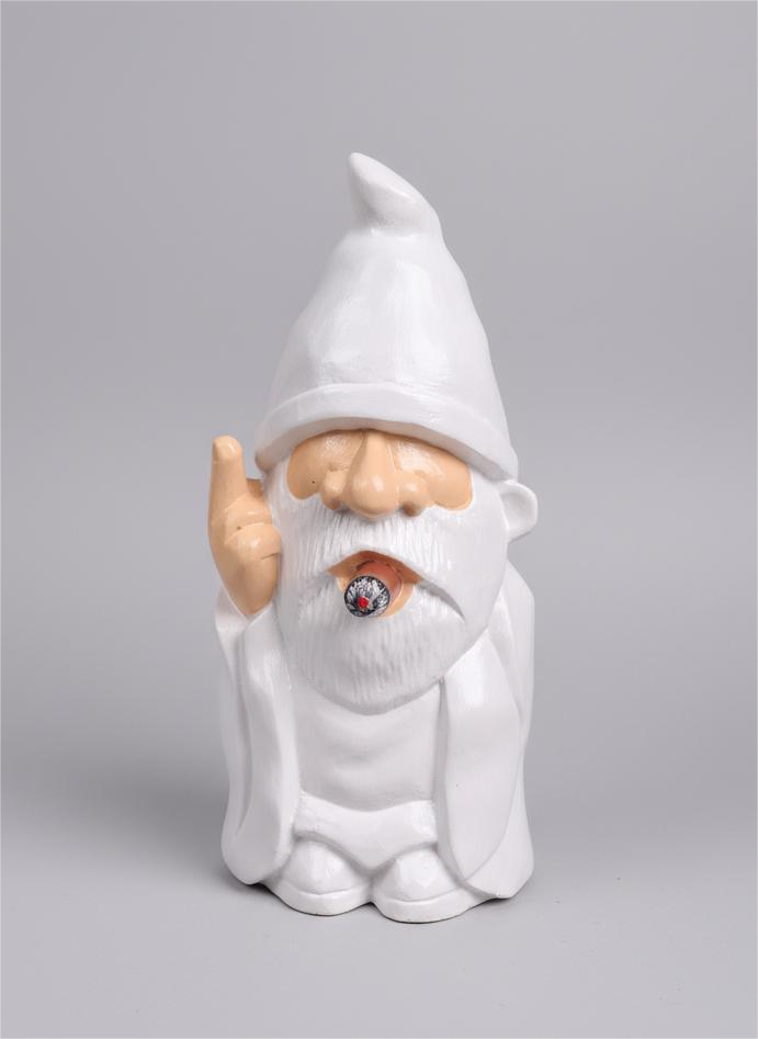 Garden Gnome Smoking Cigar