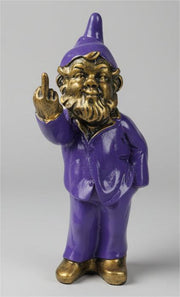 Cheeky Gnome Fingers Purple Antique 15X14X35cm
