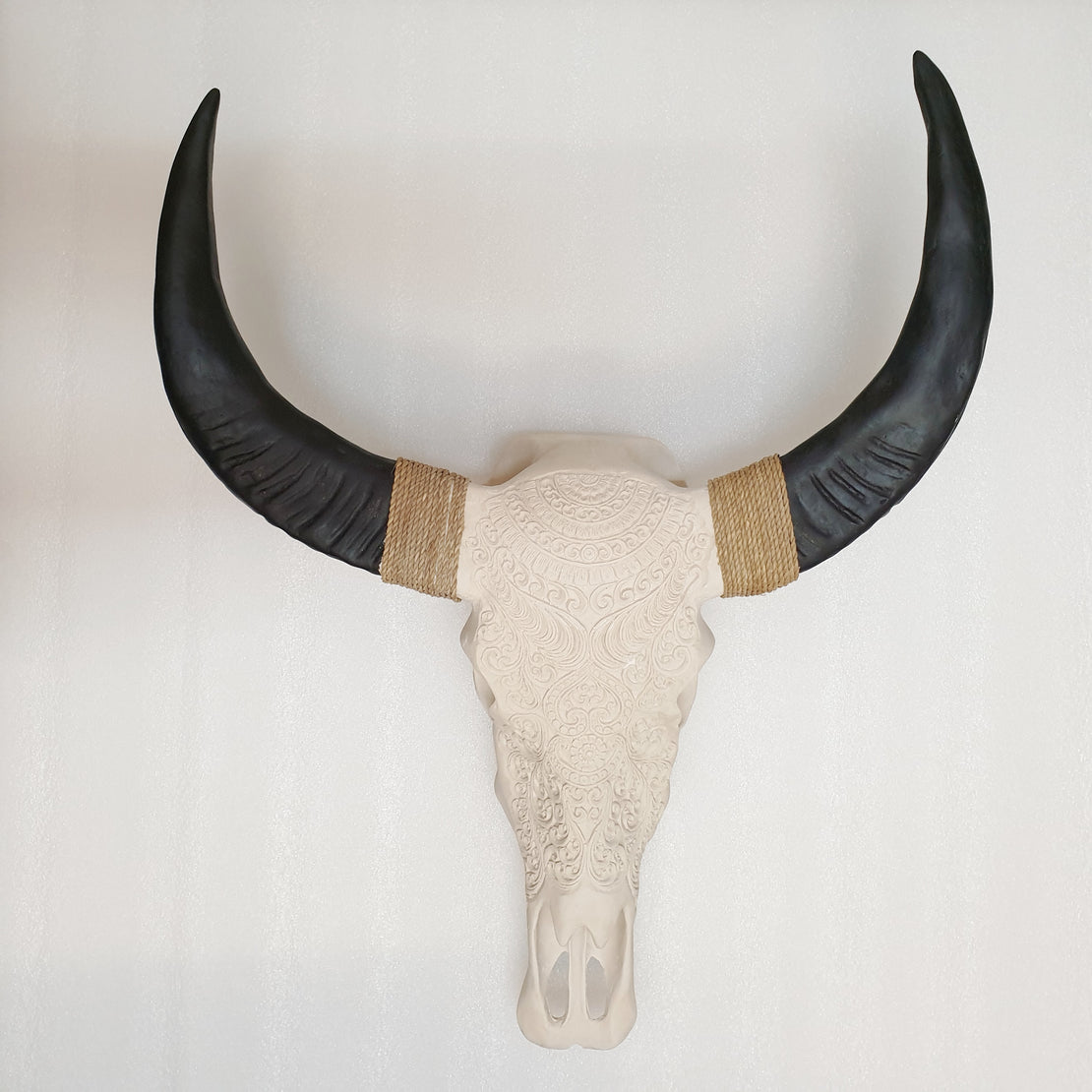 Poly Resin Cow Skull