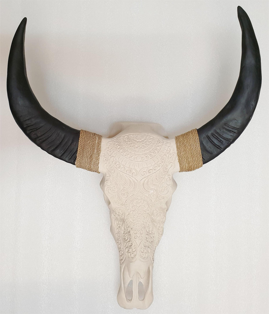 Poly Resin Cow Skull