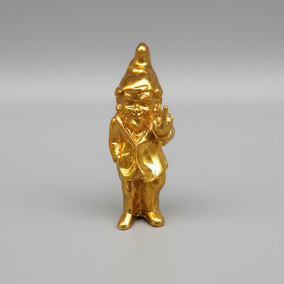 Cheeky Baby Gnome Statue Gold 8x7x20cm