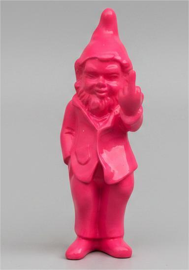 Cheeky Baby Gnome Statue Pink 8x7x20cm