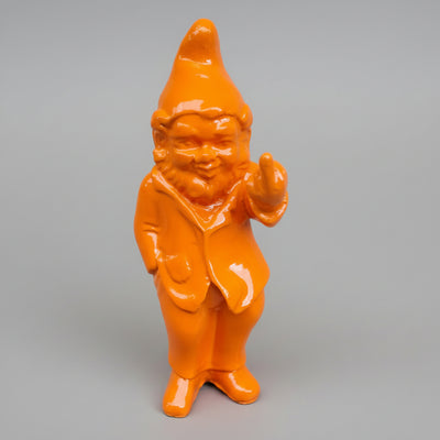 Cheeky Baby Gnome Statue Orange 8x7x20cm