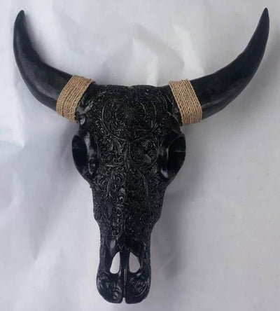 Poly Resin Cow Skull