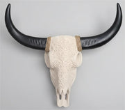Poly Resin Cow Skull