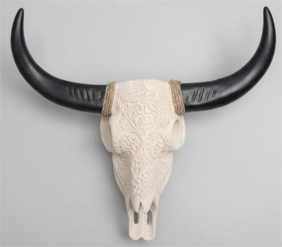 Poly Resin Cow Skull