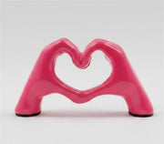Love Hand Sign Pink Poly Resin