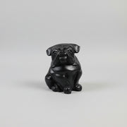 Poly Resin Bull Dog Sitting