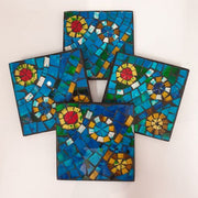 Hunder Mosaic Coasters S/4