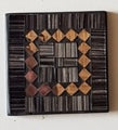 Mosaic Coasters S/4 Black Silver Black