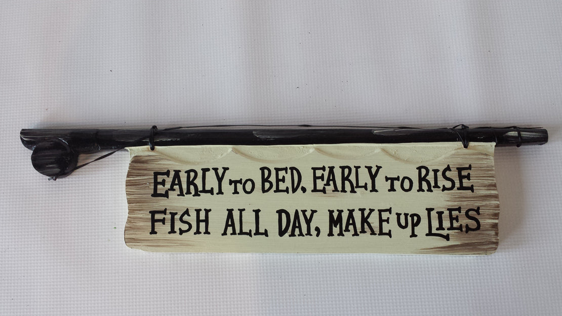 Early to Bed Sign 35x2x17cm