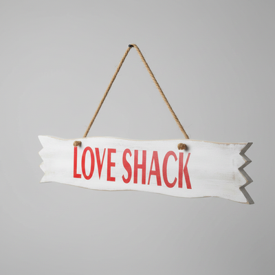 Love Shack Sign 38x5x20cm