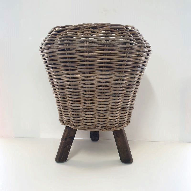 Rattan Planter Stand Small