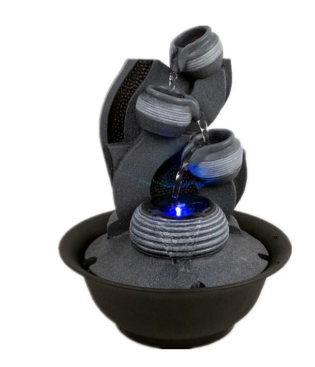 3 Tier Abstract Bowls Water Feature