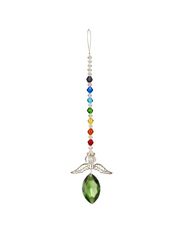 Crystal Suncatcher Green Angel