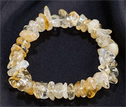 Crystal Chip Bracelet Citrine