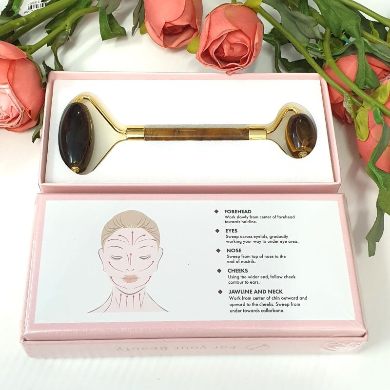 Tigers Eye Crystal Facial Roller