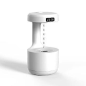 Cool Mist Aroma Diffuser With Rain Drops 12x12x23cm