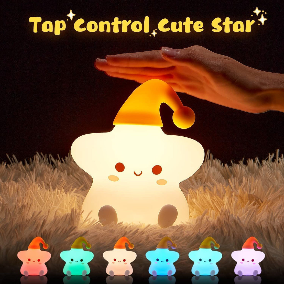 Star Soft Touch Silicon LED Light