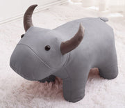 Kids Stool Grey Bull