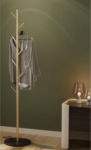 Metal Coat Stand Gold