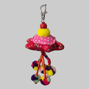 Fabric Animal Bag Hanger/Key Ring Turtle 17x3x8cm