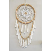 Rattan & Crochet Dream Catcher Mustard 30x30x90cm  SPECIAL 30% OFF