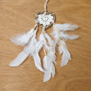 Rope Heart Crochet Dream Catcher- 6 cm