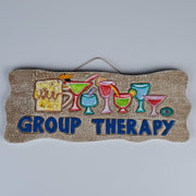 Group Therapy Sign 50x20x2cm