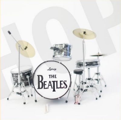 Minature Drum Kit The Beatles