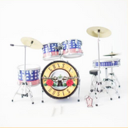 Minature Drum Kit Gun n Roses