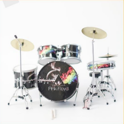 Minature Drum Kit Pink Floyd