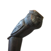 Carved Walking Stick Owl