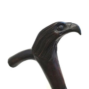 Carved Walking Stick Eagle with Handle