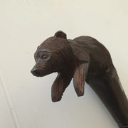 Carved Walking Stick Bear