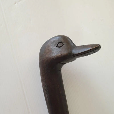 Carved Walking Stick Duck